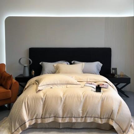 馨蕊 2022秋冬新品100支天丝棉四件套-D系列 D系列-香槟