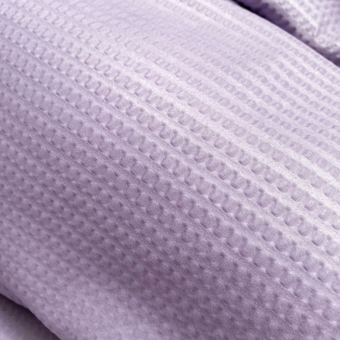 91家纺网 家纺一手货源 找家纺 慕澄家纺 2022新款华夫格雪纺花边四件套 魅惑紫