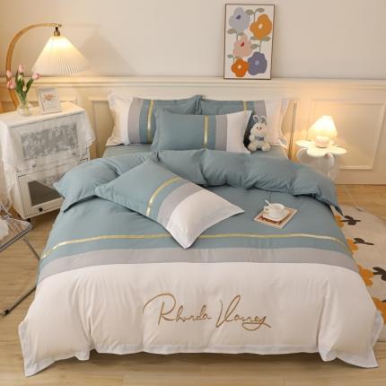 91家纺网 家纺一手货源 找家纺 （总）慕语家纺 2025新款晴天系列亲肤加厚磨毛简约四件套