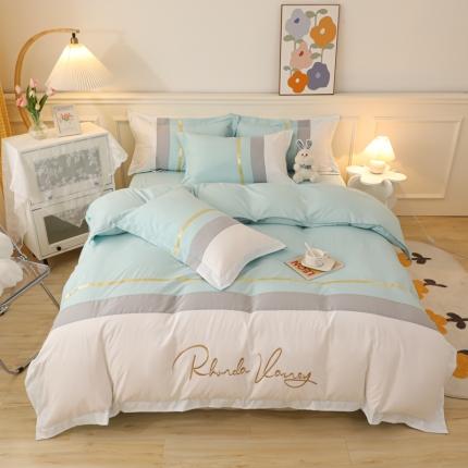 91家纺网 家纺一手货源 找家纺 （总）慕语家纺 2025新款晴天系列亲肤加厚磨毛简约四件套