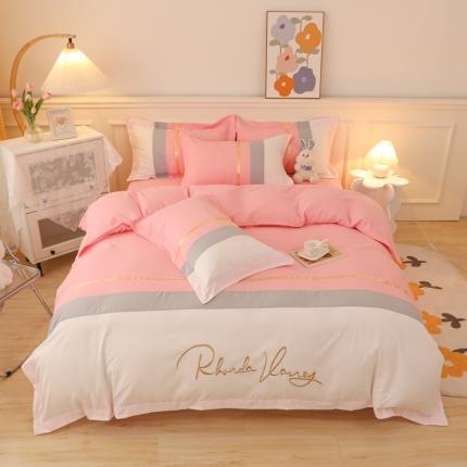 91家纺网 家纺一手货源 找家纺 （总）慕语家纺 2025新款晴天系列亲肤加厚磨毛简约四件套