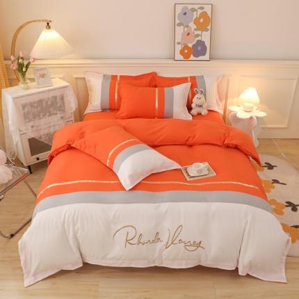 91家纺网 家纺一手货源 找家纺 （总）慕语家纺 2025新款晴天系列亲肤加厚磨毛简约四件套