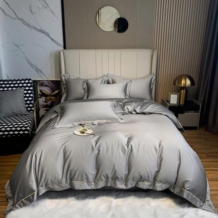 91家纺网 家纺一手货源 找家纺 （总）淼铭 秋冬新品轻奢全棉绣线四件套