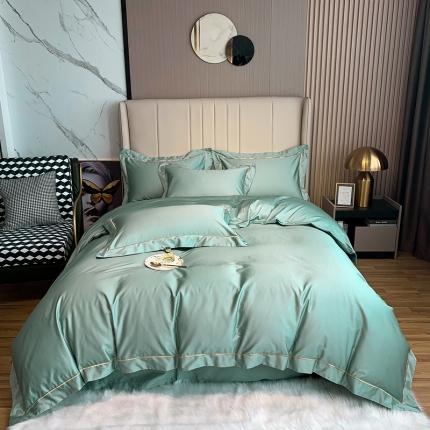 91家纺网 家纺一手货源 找家纺 （总）淼铭 秋冬新品轻奢全棉绣线四件套