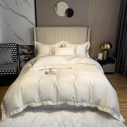 91家纺网 家纺一手货源 找家纺 （总）淼铭 秋冬新品轻奢全棉绣线四件套