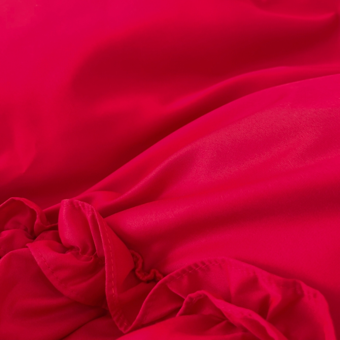 91家纺网 家纺一手货源 找家纺 乐卧家居 2026新款贝拉花边系列四件套 贝拉-玫瑰红