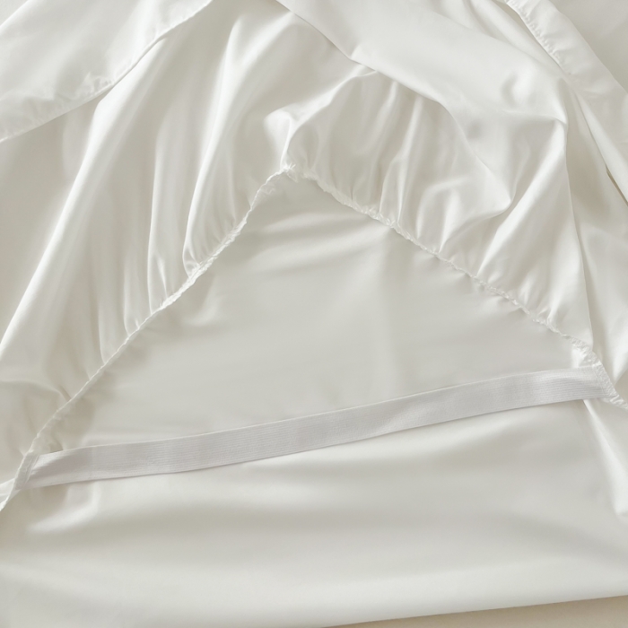 91家纺网 家纺一手货源 找家纺 乐卧家居 2026新款贝拉花边系列四件套 贝拉-奶油白