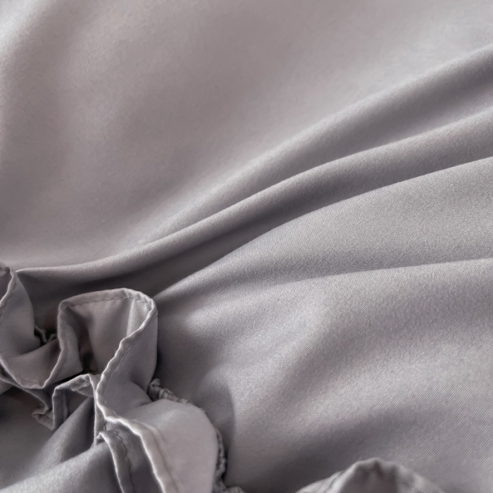 91家纺网 家纺一手货源 找家纺 乐卧家居 2026新款贝拉花边系列四件套 贝拉-奶油灰