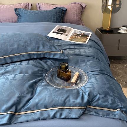 91家纺网 家纺一手货源 找家纺 （总）优悦生活馆 2024新款工艺款提花磨毛四件套