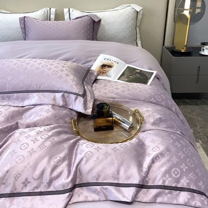 91家纺网 家纺一手货源 找家纺 （总）优悦生活馆 2024新款工艺款提花磨毛四件套