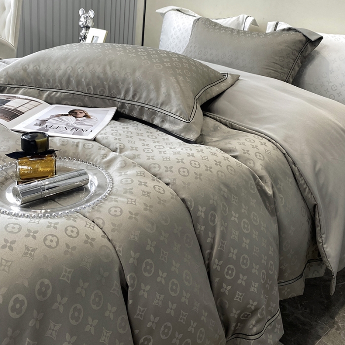 91家纺网 家纺一手货源 找家纺 （总）优悦生活馆 2024新款工艺款提花磨毛四件套