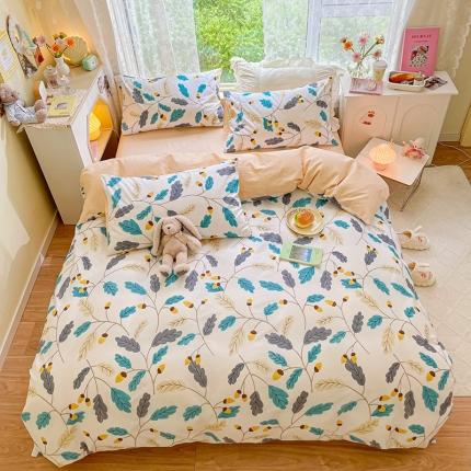 91家纺网 家纺一手货源 找家纺 （总）琪格格纺织 2022新款全棉印花四件套