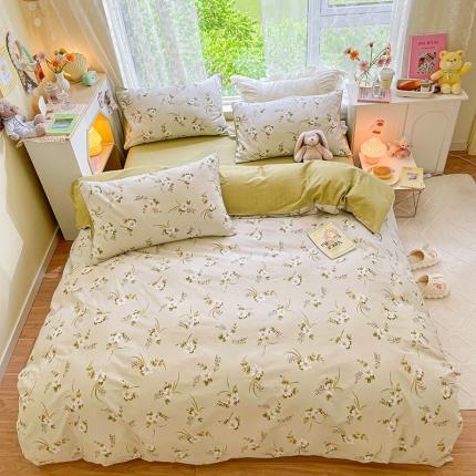 91家纺网 家纺一手货源 找家纺 （总）琪格格纺织 2022新款全棉印花四件套