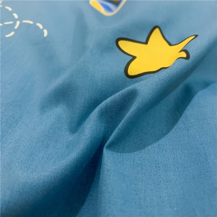 91家纺网 家纺一手货源 找家纺 西引力 2022新款全棉印花四件套 宇航员