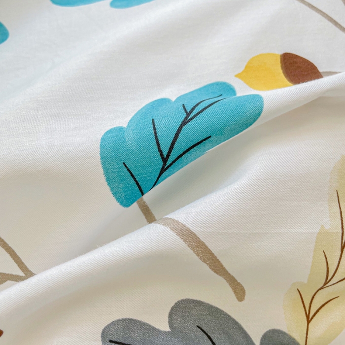 91家纺网 家纺一手货源 找家纺 琪格格纺织 2022新款全棉印花四件套 婉约花瑶