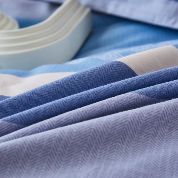 91家纺网 家纺一手货源 找家纺 杜先生 2023新款全棉加厚磨毛系列四件套轻松一刻-桔