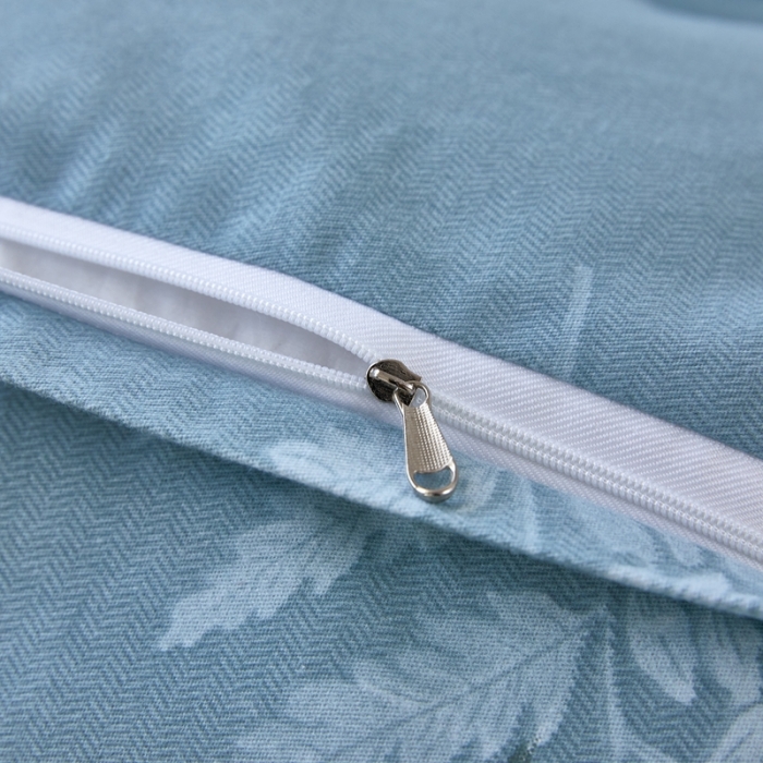 91家纺网 家纺一手货源 找家纺 杜先生 2023新款全棉加厚磨毛系列四件套甜花拾影-绿