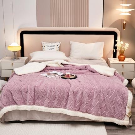 91家纺网 家纺一手货源 找家纺 （总）坦客毯业 2025加厚保暖塔芙绒牛奶绒毛毯盖毯子 格子