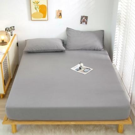 91家纺网 家纺一手货源 找家纺 曼璐 2025新款105克无印风加厚床笠 深灰