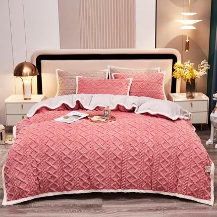 91家纺网 家纺一手货源 找家纺 （总）坦客毯业2025秋冬加厚保暖塔芙绒牛奶绒四件套直播爆款