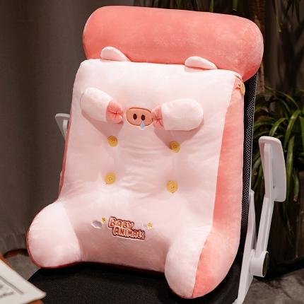 91家纺网 家纺一手货源 找家纺 仟亿莱 2022新款动物捂脸三角枕 猪猪三角枕