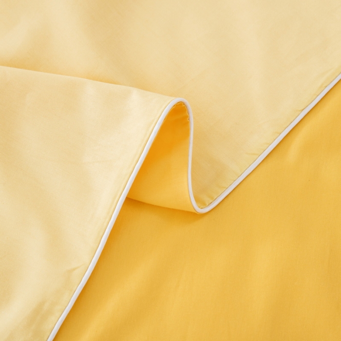 91家纺网 家纺一手货源 找家纺 乐秀22新款绣花款40支全棉幼儿园被子三件套六件套 三拼-黄