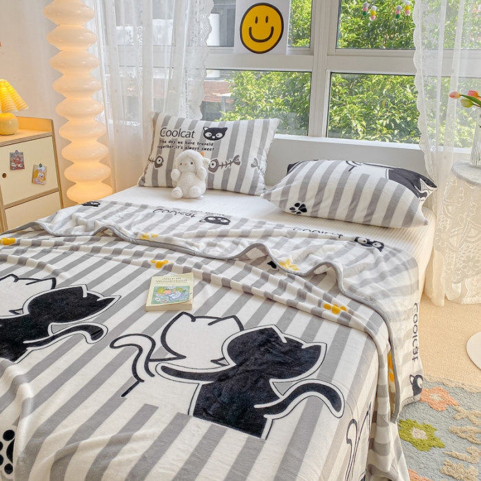 91家纺网 家纺一手货源 找家纺 （总）慕尚家纺 2022新款300g雪绒绒牛奶毛毯