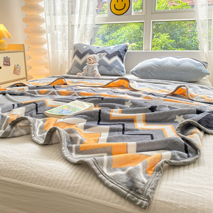 91家纺网 家纺一手货源 找家纺 慕尚家纺 2022新款300g雪绒绒牛奶毛毯 波西米亚