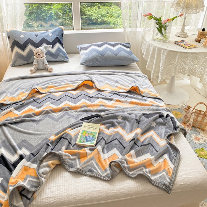 91家纺网 家纺一手货源 找家纺 慕尚家纺 2022新款300g雪绒绒牛奶毛毯 波西米亚