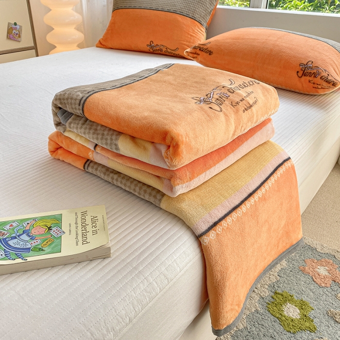 91家纺网 家纺一手货源 找家纺 慕尚家纺 2022新款300g雪绒绒牛奶毛毯 绅士