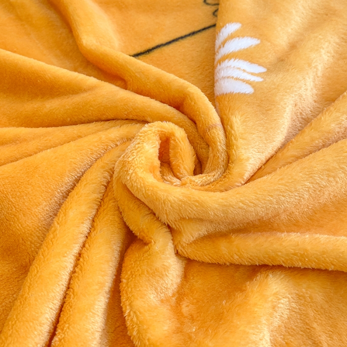 91家纺网 家纺一手货源 找家纺 慕尚家纺 2022新款300g雪绒绒牛奶毛毯 幸运花