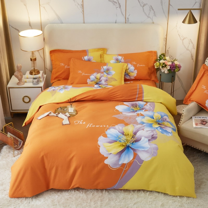 91家纺网 家纺一手货源 找家纺 （总）金纱玉纺2022新款全棉生态大版磨毛四件套