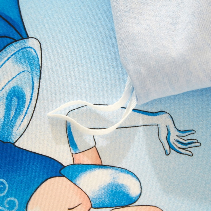 91家纺网 家纺一手货源 找家纺 金纱玉纺2022新款全棉生态大版磨毛四件套 冰雪公主