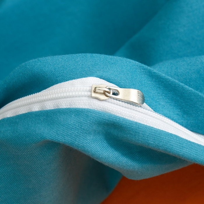 91家纺网 家纺一手货源 找家纺 金纱玉纺2022新款全棉生态大版磨毛四件套 法式风情-桔