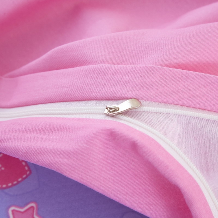 91家纺网 家纺一手货源 找家纺 金纱玉纺2022新款全棉生态大版磨毛四件套 阳光公主