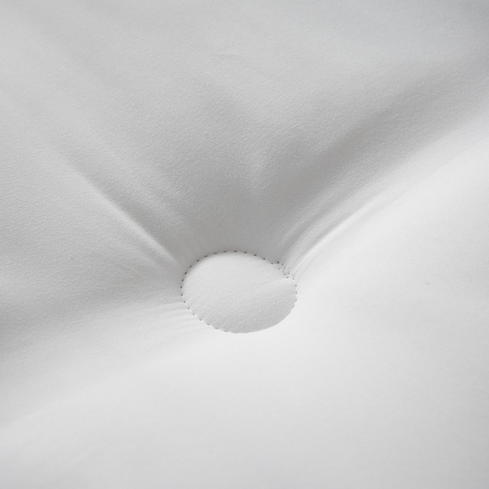 91家纺网 家纺一手货源 找家纺 卡派家纺 2022绣花大豆纤维立体床垫 高雅-白