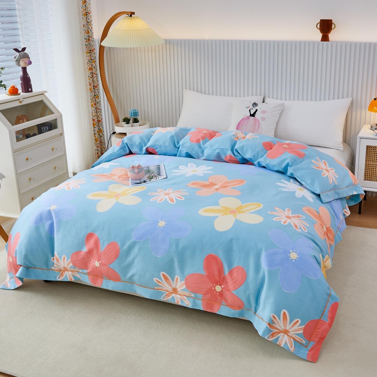 91家纺网 家纺一手货源 找家纺 （总）杜先生 2023新款全棉加厚磨毛系列单被套