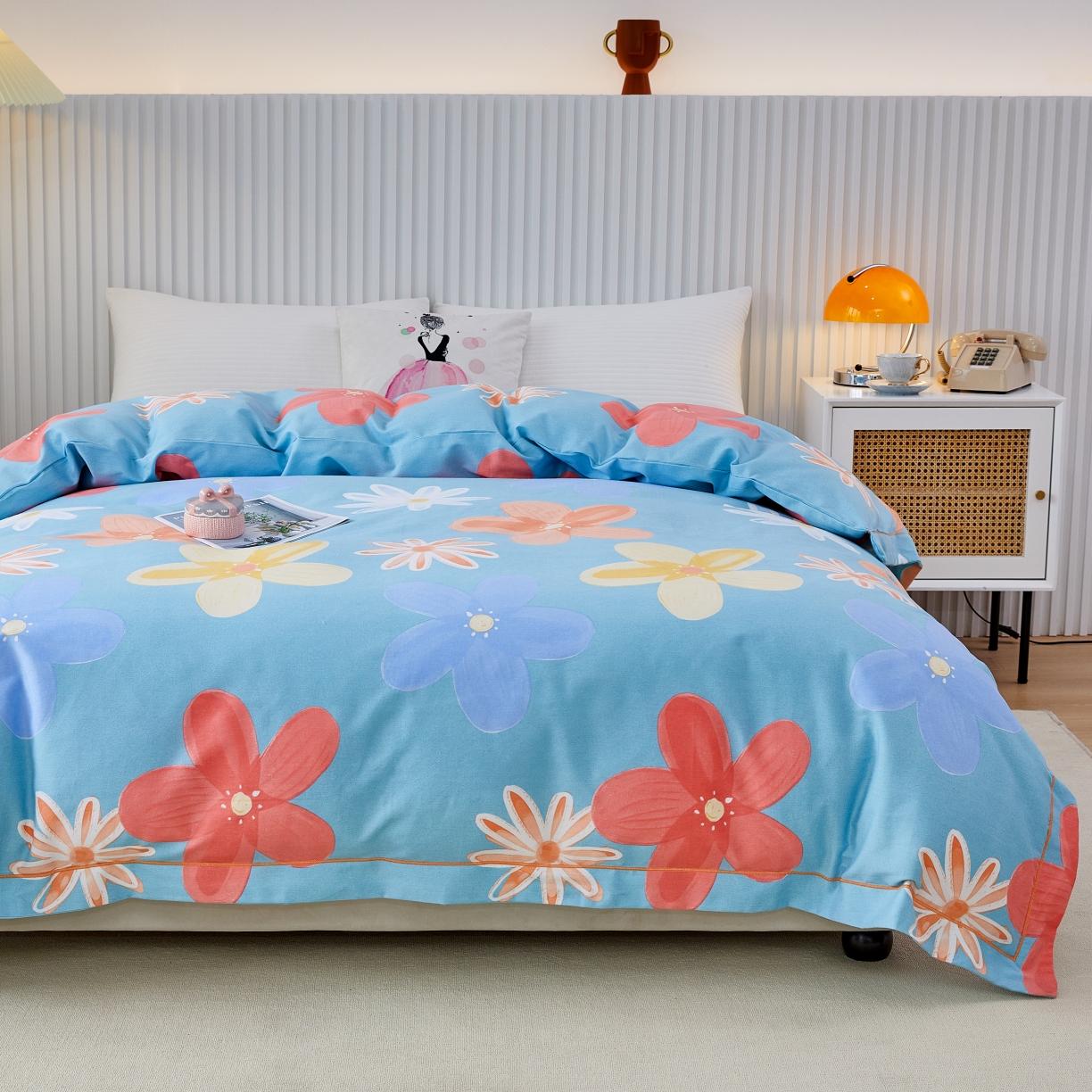 91家纺网 家纺一手货源 找家纺 （总）杜先生 2023新款全棉加厚磨毛系列单被套