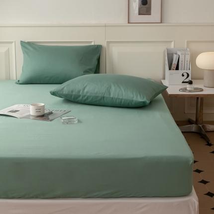 91家纺网 家纺一手货源 找家纺 （总）寝柔 2022新款40支纯色纯棉枕套全棉斜纹单人枕头套