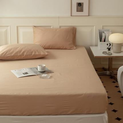 91家纺网 家纺一手货源 找家纺 （总）寝柔 2022新款40支纯色纯棉枕套全棉斜纹单人枕头套