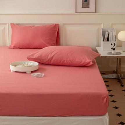 91家纺网 家纺一手货源 找家纺 （总）寝柔 2022新款40支纯色纯棉枕套全棉斜纹单人枕头套