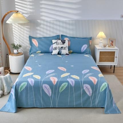 91家纺网 家纺一手货源 找家纺 （总）杜先生 2023新款全棉加厚磨毛系列床单