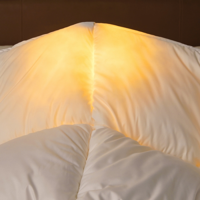 91家纺网 家纺一手货源 找家纺 卡派2023新款方格立体和单边亲肤大豆四季被单边方格被-奶白