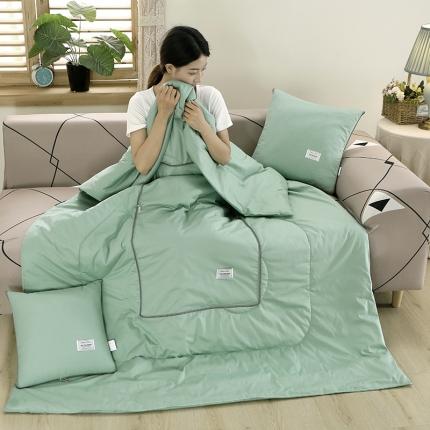 91家纺网 家纺一手货源 找家纺 （总）照世家纺 2022新款13372全棉贴布绣系列抱枕被