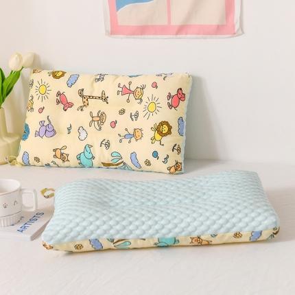 91家纺网 家纺一手货源 找家纺 （总）十九色 儿童豆豆凉枕四季枕定型枕30*50cm