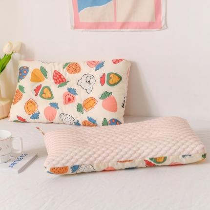 91家纺网 家纺一手货源 找家纺 （总）十九色 儿童豆豆凉枕四季枕定型枕30*50cm