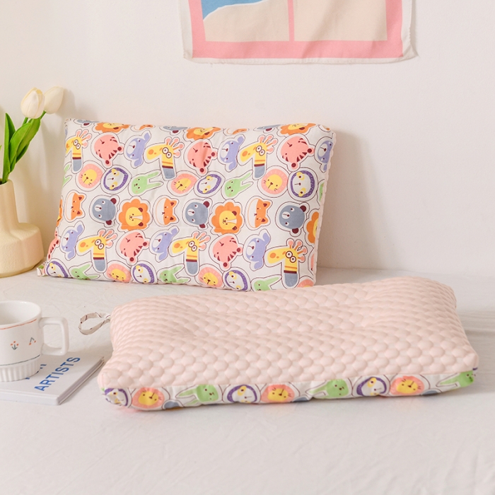 91家纺网 家纺一手货源 找家纺 十九色 儿童豆豆凉枕四季枕定型枕30*50cm 安静