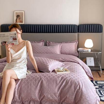 91家纺网 家纺一手货源 找家纺 （总）意尚风情 2023新款120s全棉提花四件套