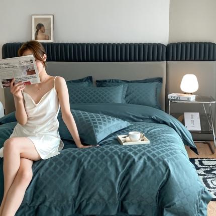 91家纺网 家纺一手货源 找家纺 （总）意尚风情 2023新款120s全棉提花四件套