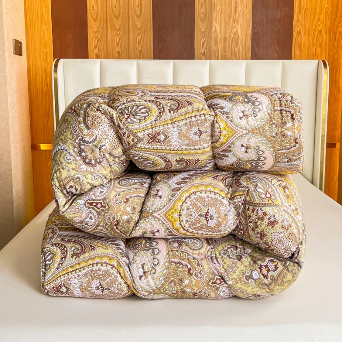 91家纺网 家纺一手货源 找家纺 织梦人羽绒被95级鹅绒120支全棉活性印花大量现货 奢羽金